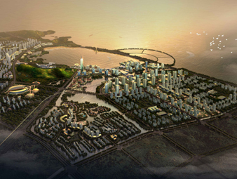 臨海市臨港新城中心區(qū)城市設計